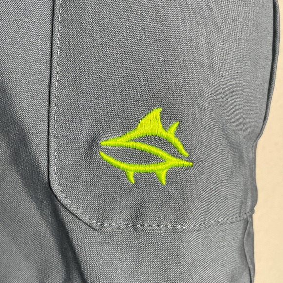 Loco Skailz 38 Mens Gray Flat Front Regular Fit Stretch Cargo Shorts - Picture 4 of 10